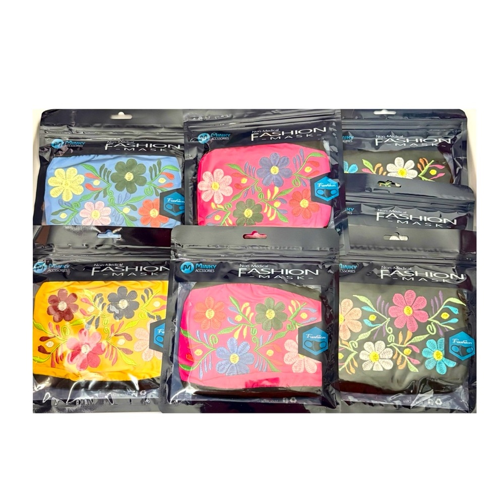 Minky Accessories NWT set of 7 fashion face masks